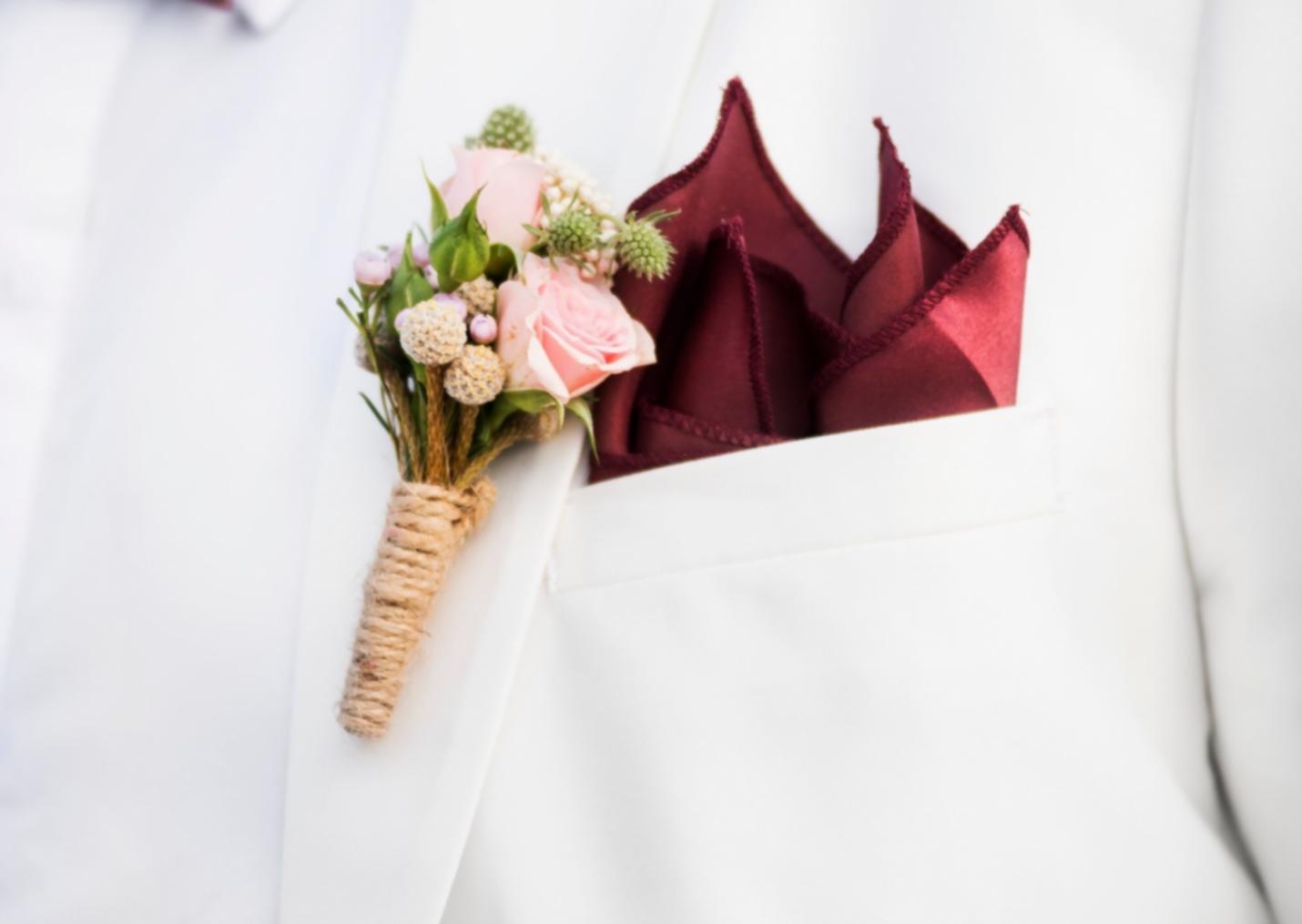 Professional catering setup with attention to presentation details